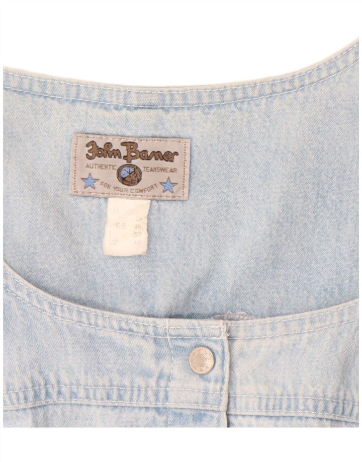 JOHN BANER Rochie de denim fără mâneci pentru femei IT 50 XL Bumbac albastru