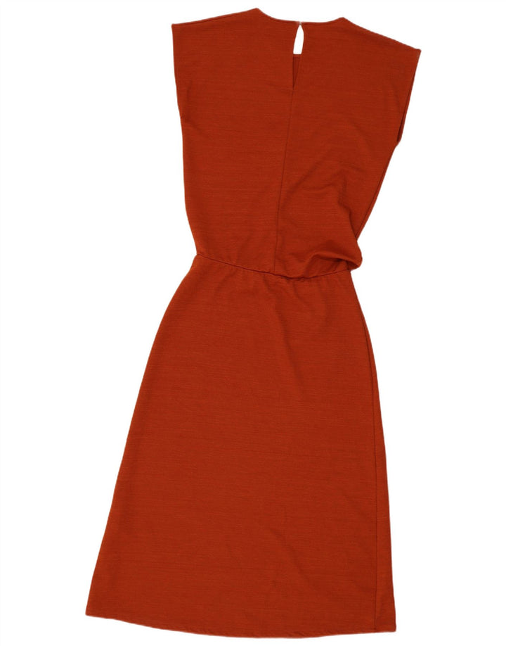 Rochie Maxi pentru Damă Zara UK 14 Poliester Maro Mediu