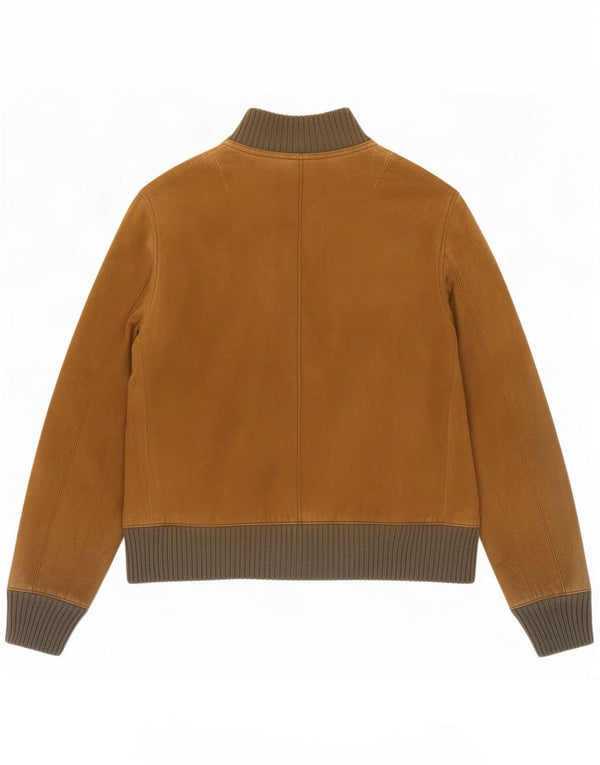 Bomber vintage pentru bărbați din piele intoarsa UK 34 XS maro