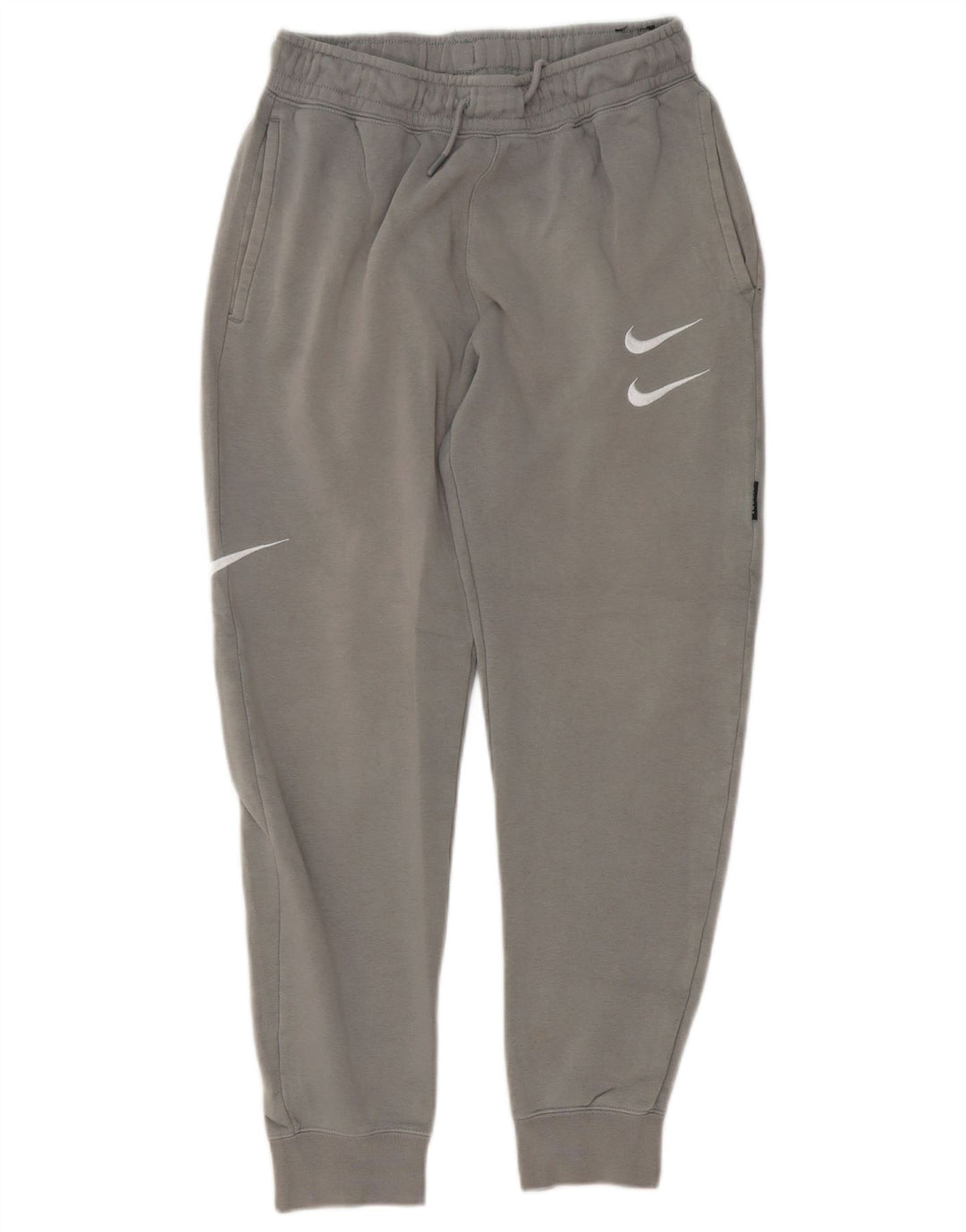 Pantaloni de trening grafic pentru bărbați Nike Joggeri, bumbac, gri mic