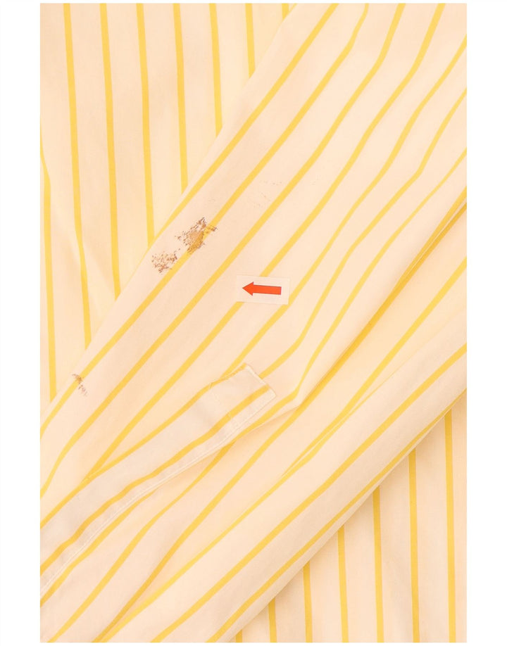 Cămașă pentru bărbați HUGO BOSS Mărimea 40 15 3/4 Bumbac cu dungi galbene medii