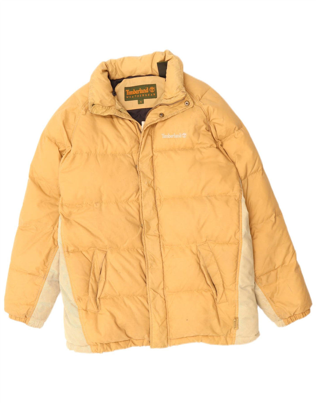 Jachetă căptușită supradimensionată pentru bărbați Timberland Weathergear UK 36 Small Yellow