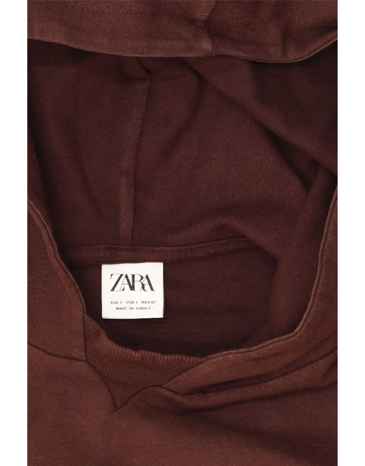Pulover pentru bărbați Zara, maro mare