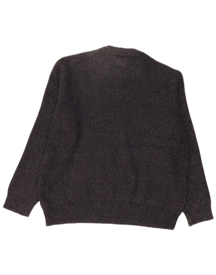 Pulover pentru bărbați Marks & Spencer, cu gât crew, XL, albastru marin pete