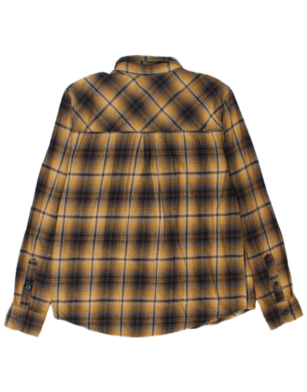 Cămașă de flanel pentru bărbați Mountain Warehouse, bumbac cu carouri galbene mari