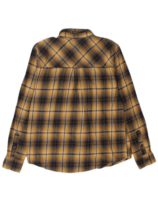 Cămașă de flanel pentru bărbați Mountain Warehouse, bumbac cu carouri galbene mari