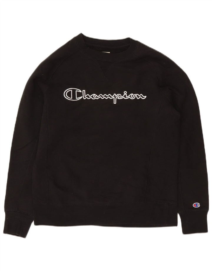 Pulover pentru bărbați Champion Petit Graphic Pulover mic, negru, bumbac