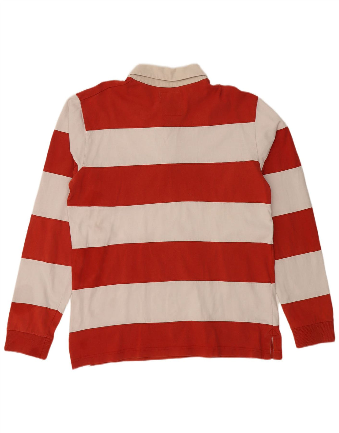 Tricou polo rugby cu mânecă lungă pentru bărbați TIMBERLAND, cu dungi roșii medii