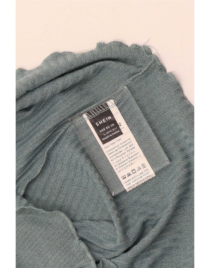 Crop top fără mâneci pentru femei Shein UK 14, mare, gri, poliester
