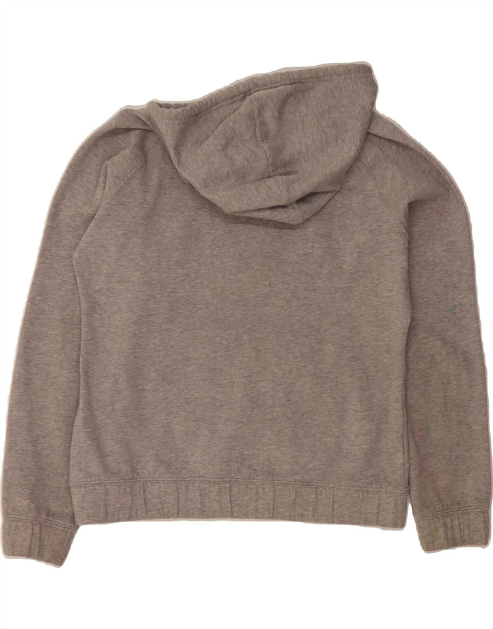 ADIDAS Womens Graphic Hoodie Jumper UK 8 Small Grey Polyester Vintage Adidas and Second-Hand Adidas from Messina Hembry 
