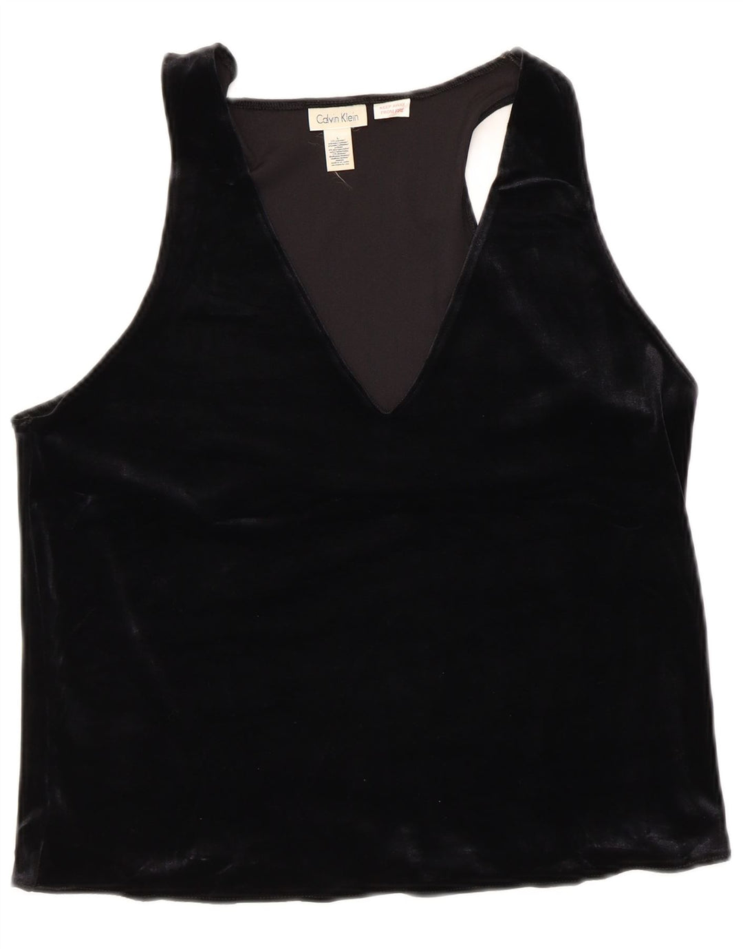 Bluză fără mâneci pentru femei CALVIN KLEIN UK 14 Poliester negru mare