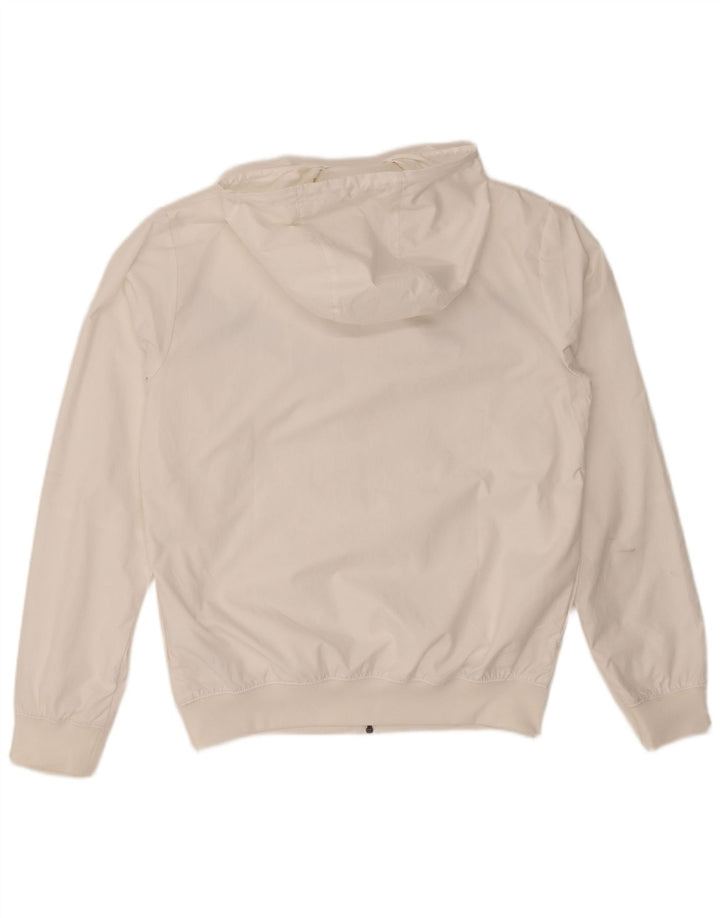 Jachetă bomber cu glugă pentru bărbați Nike UK 36, alb, poliester color bloc