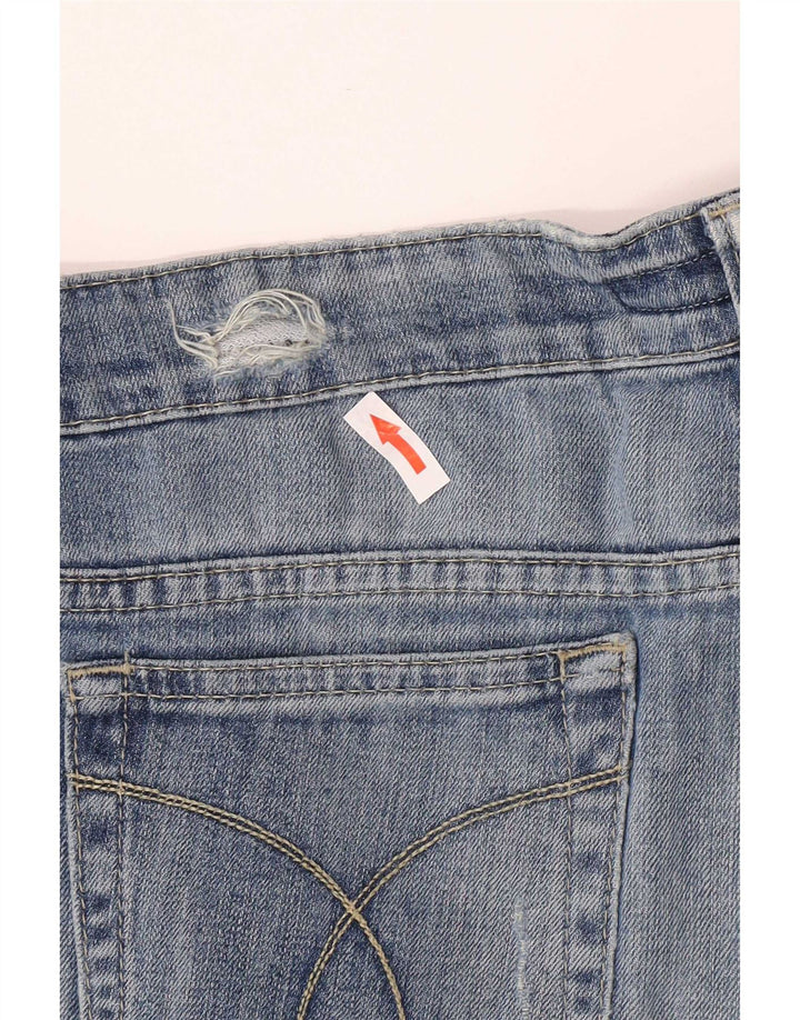 Blugi slim pentru femei Calvin Klein Distressed W32 L33 Blue