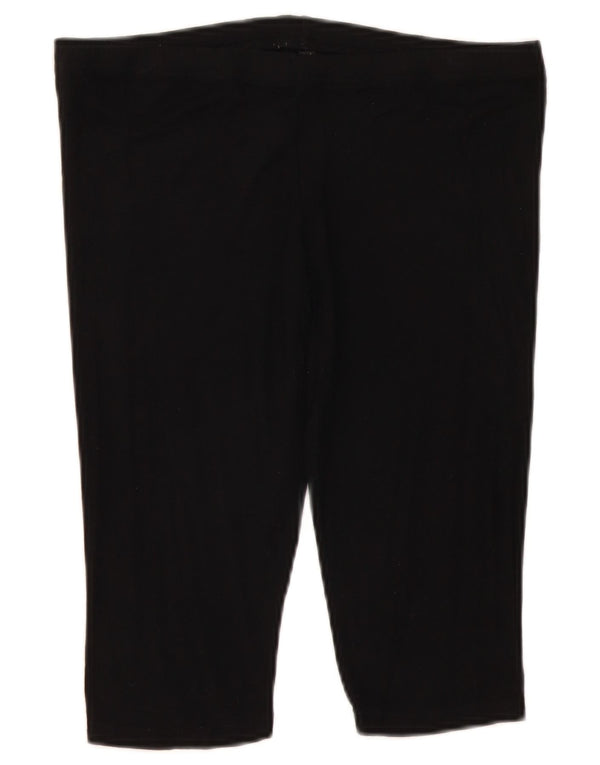 Leggings Capri Topshop pentru femei UK 12 Medium Black Viscose