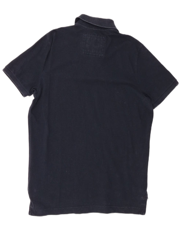 Cămașă polo Abercrombie & Fitch pentru bărbați, 2XL, bumbac bleumarin