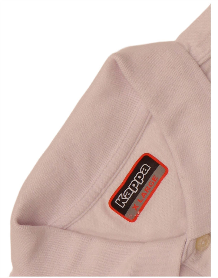 Tricou polo pentru bărbați Kappa XL alb