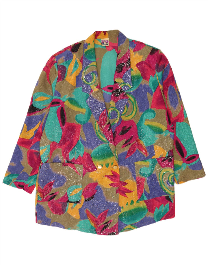 Jachetă blazer supradimensionată pentru femei Yessica EU 46 XL Multicolor Geometric