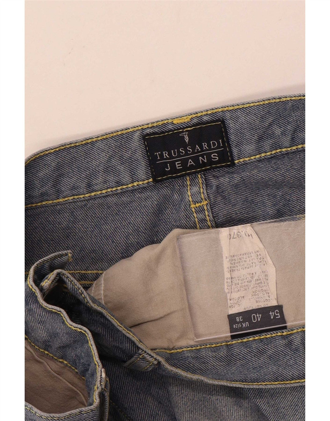 Trussardi Blugi drepti pentru bărbați W38 L36 Bumbac albastru