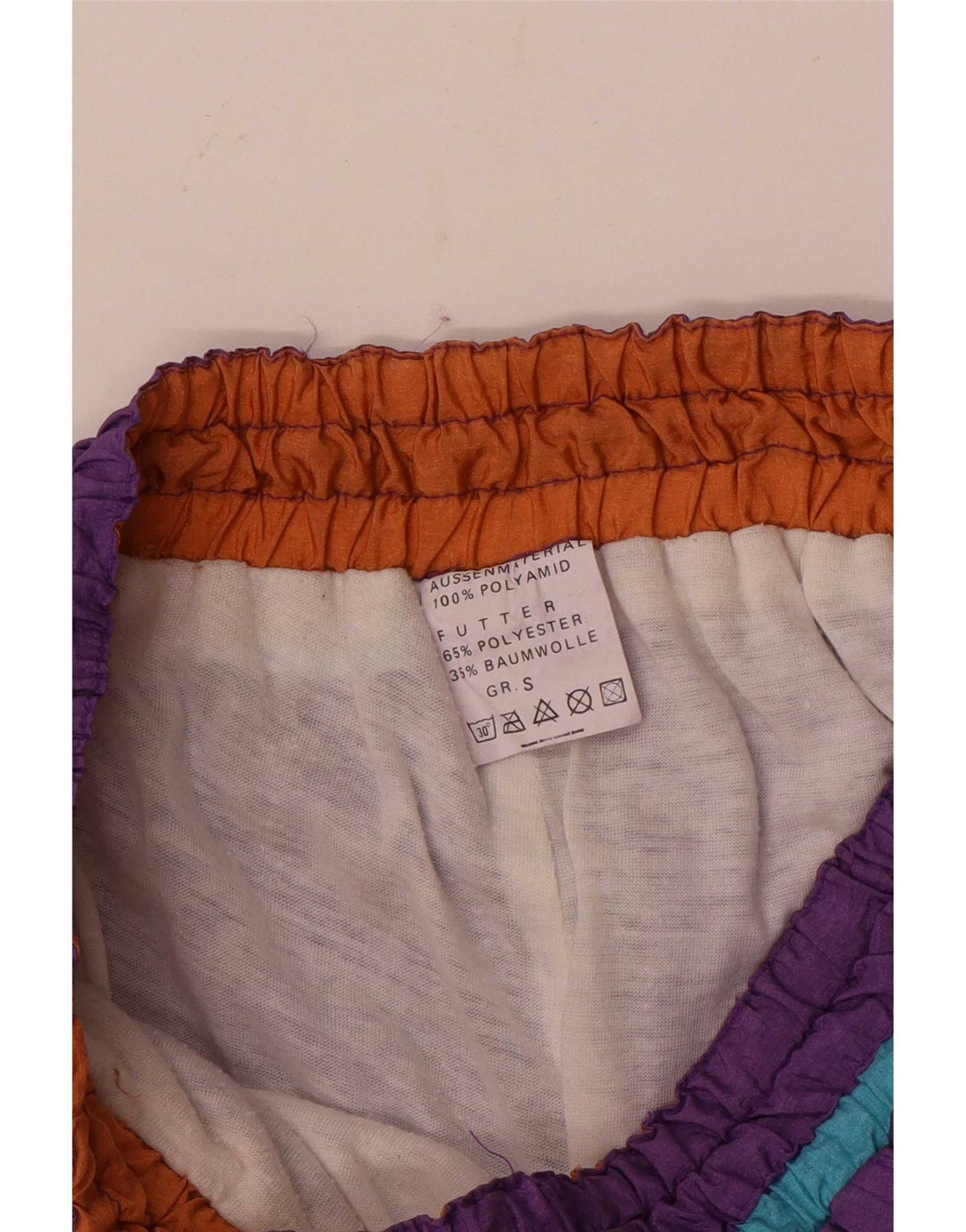Pantaloni de trening vintage pentru bărbați, poliamidă mov