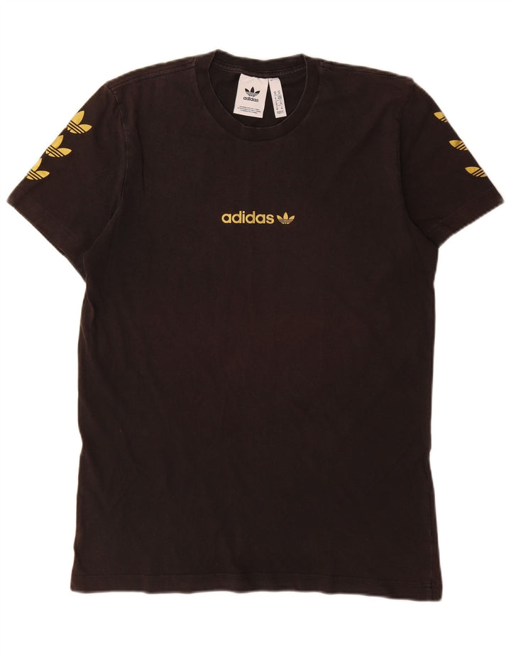 Tricou grafic pentru bărbați Adidas Top Mediu Negru