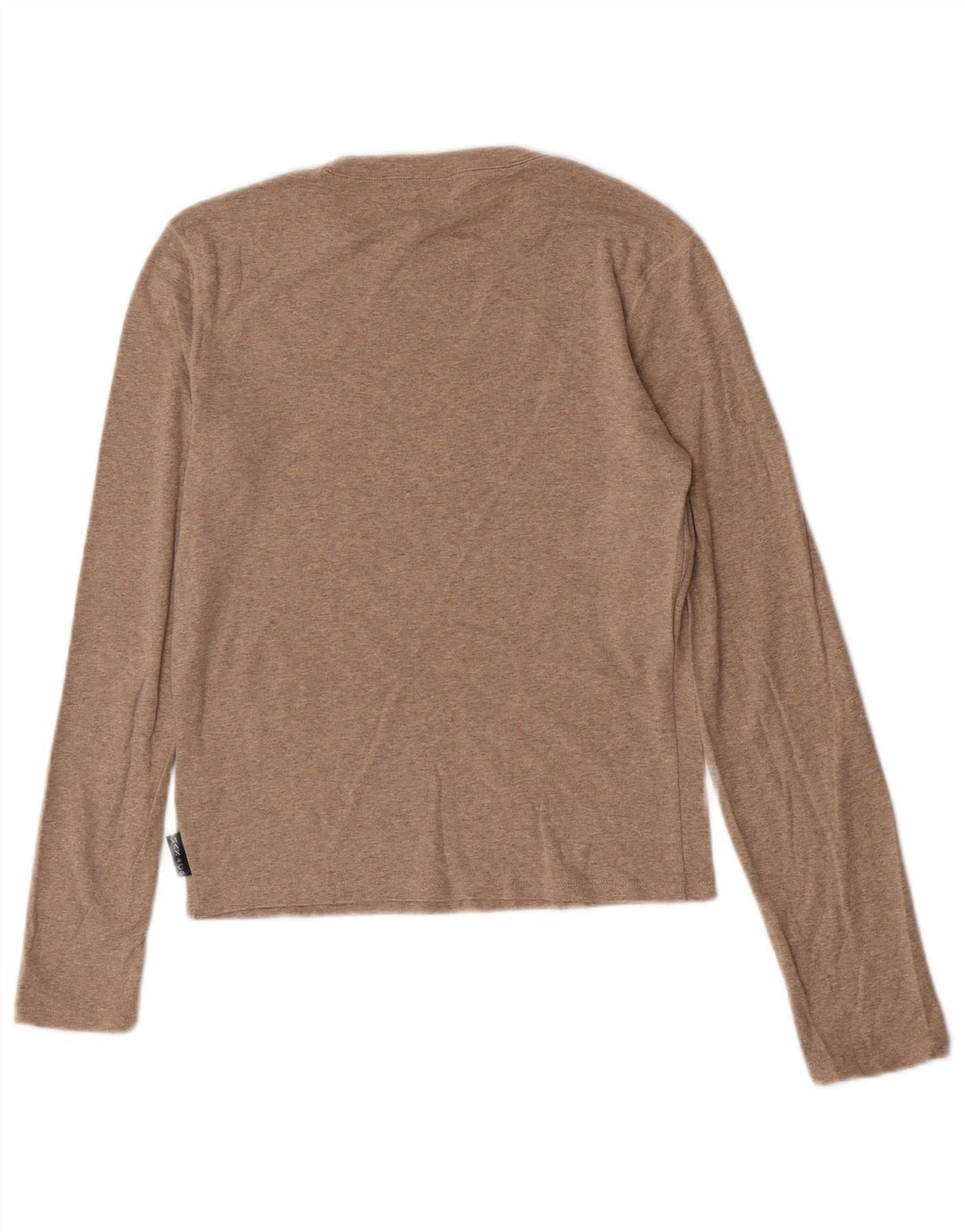 Max & Co. Top pentru femei cu mânecă lungă UK 14 mare, bej, bumbac