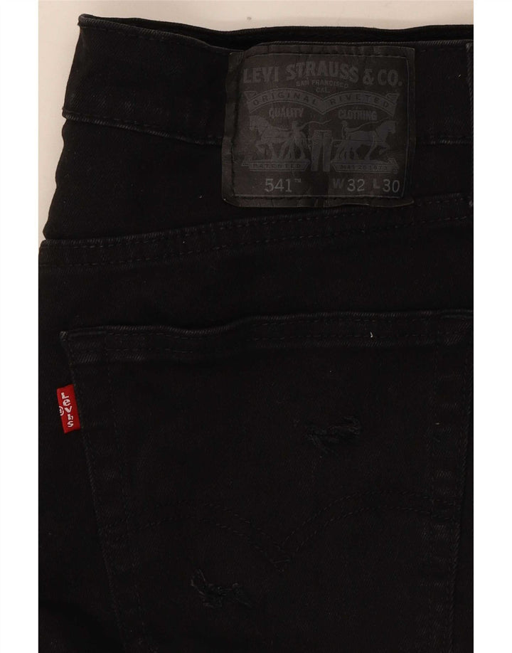 Pantaloni scurți Levi's 541 Denim W32 Large Black Bumbac