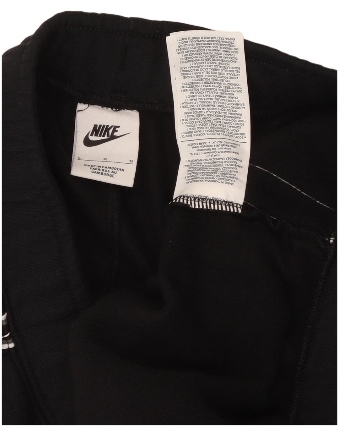 Pantaloni de trening cargo grafic NIKE pentru bărbați Pantaloni de jogging mari din bumbac bleumarin