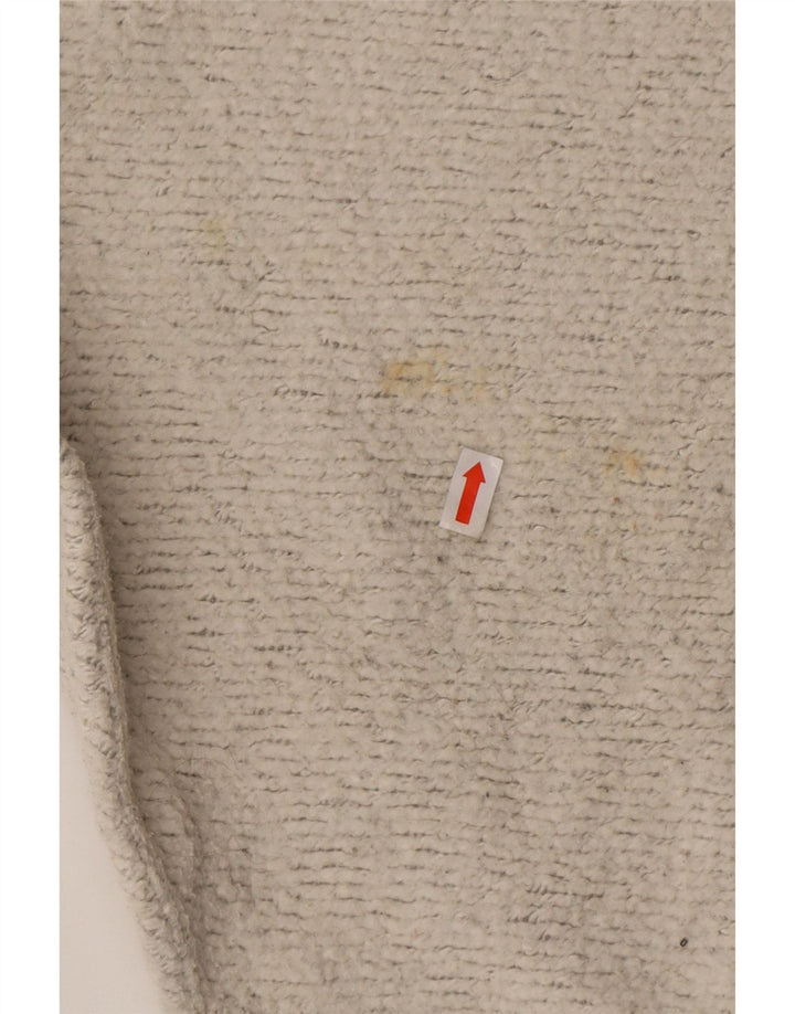 Pulover Jack Wills Crop pentru femei UK 12 Bumbac gri mediu