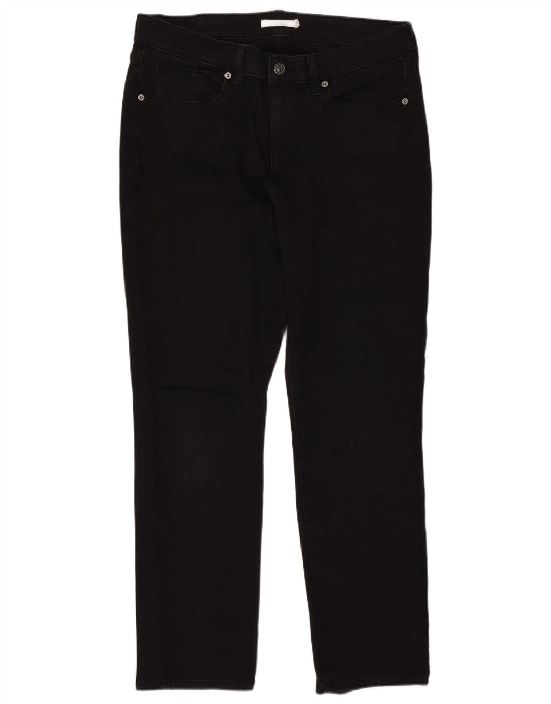 Blugi drepti clasici pentru femei Levi's W32 L30 bumbac negru