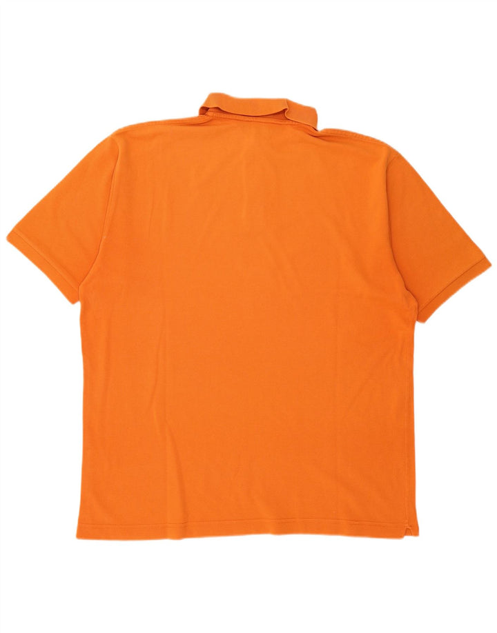 Cămașă polo pentru bărbați Kappa XL bumbac portocaliu