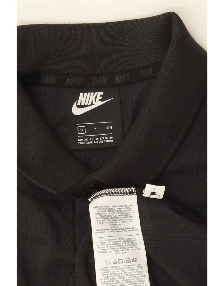 Tricou polo Nike pentru bărbați, bumbac negru mic