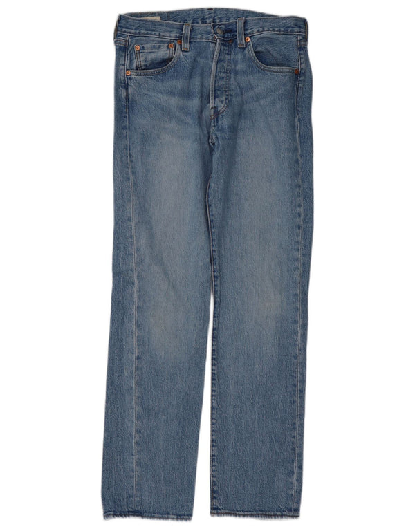 Blugi drepti pentru bărbați Levi's 501 W30 L32 Bumbac albastru