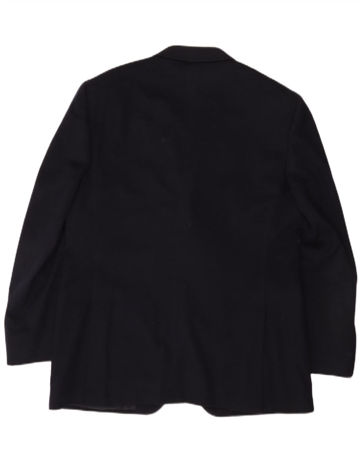 Jachetă pentru bărbați Canali cu 3 nasturi IT 52 XL Lână bleumarin