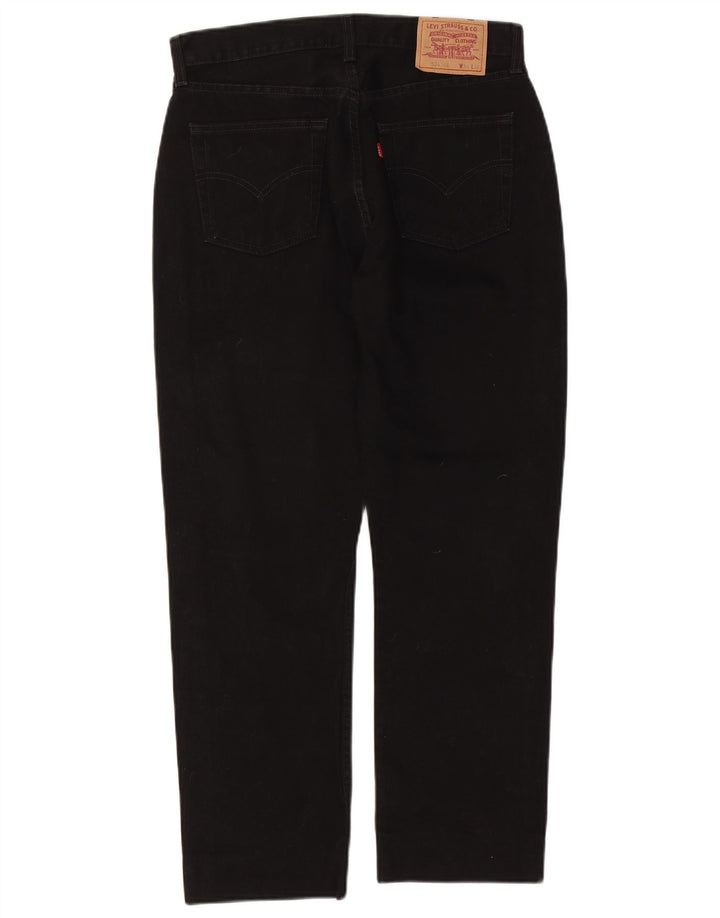 Blugi drepti pentru bărbați Levi's 534 W34 L28 bumbac negru
