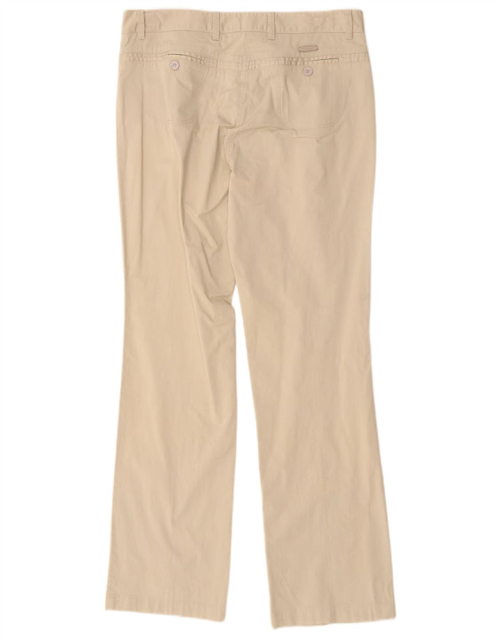 Paul & Shark Pantaloni casual Bootcut pentru femei IT 44 Medium L32 L29 Bej