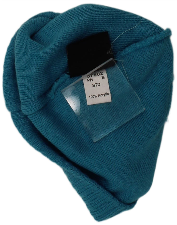 Căciulă Helly Hansen pentru femei, tricot grafic, mărime unică, turcoaz acrilic