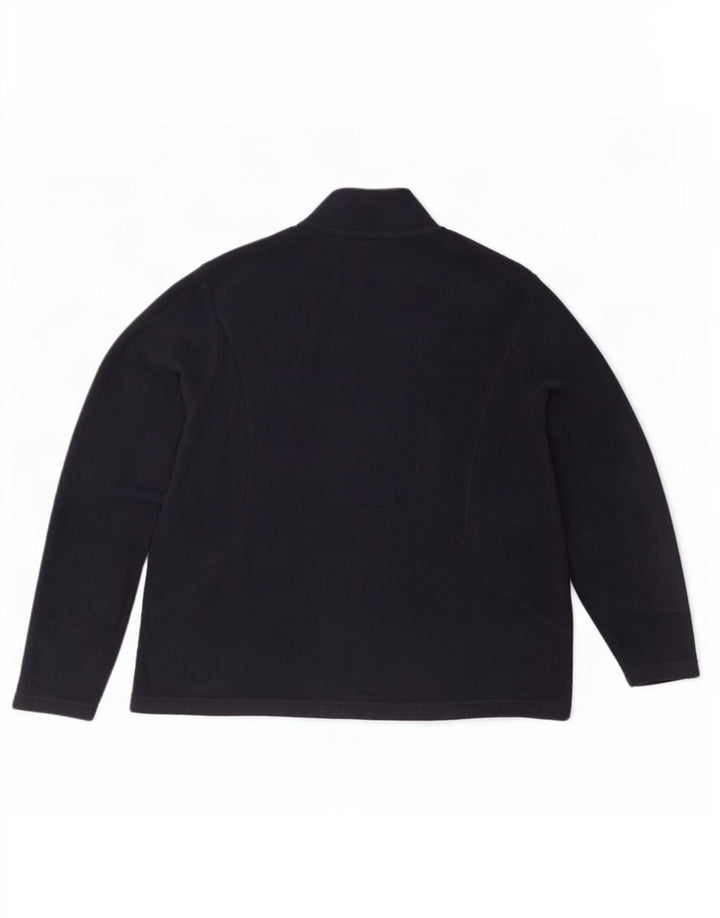 Jachetă fleece pentru femei Marks & Spencer UK 20 2XL bleumarin poliester