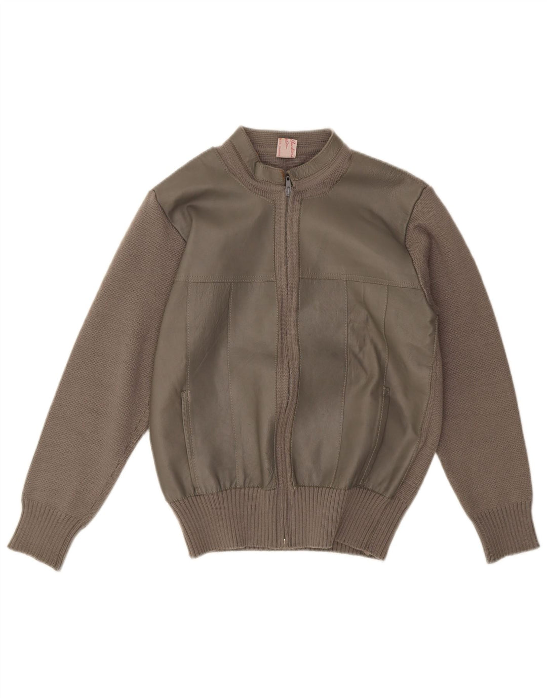 Pulover Cardigan Vintage pentru bărbați IT 50 Maro Mediu Acrilic