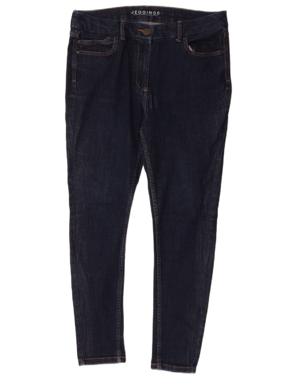 Blugi jegging pentru femei Marks & Spencer UK 16 Large W32 L28 Bleumarin