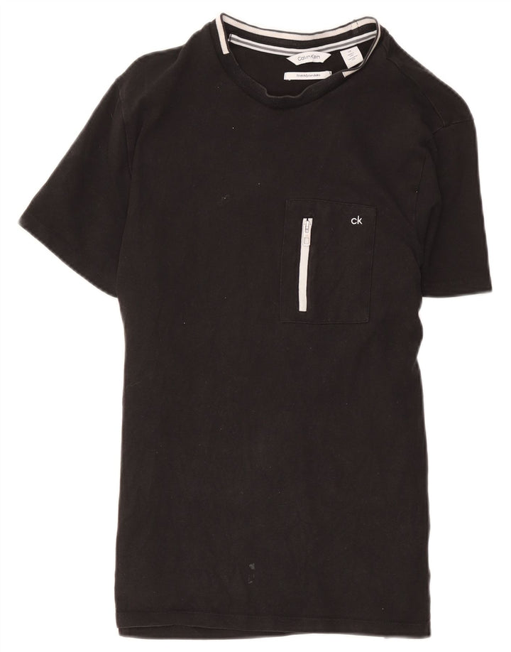 Tricou Calvin Klein pentru bărbați Top mic bumbac negru