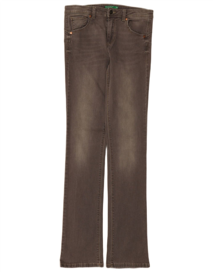 Jeans skinny Bootcut pentru femei Benetton W28 L33 gri