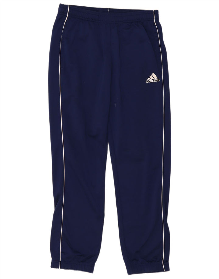 Pantaloni de trening Adidas pentru bărbați, poliester mediu albastru bleumarin