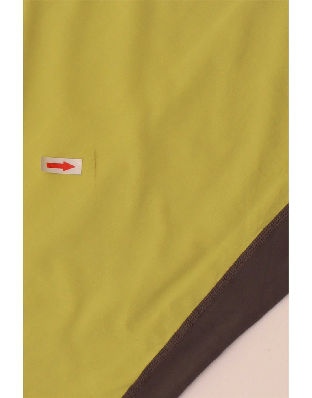 Top pentru bărbați Volcom cu mânecă lungă, galben mediu, nailon color bloc