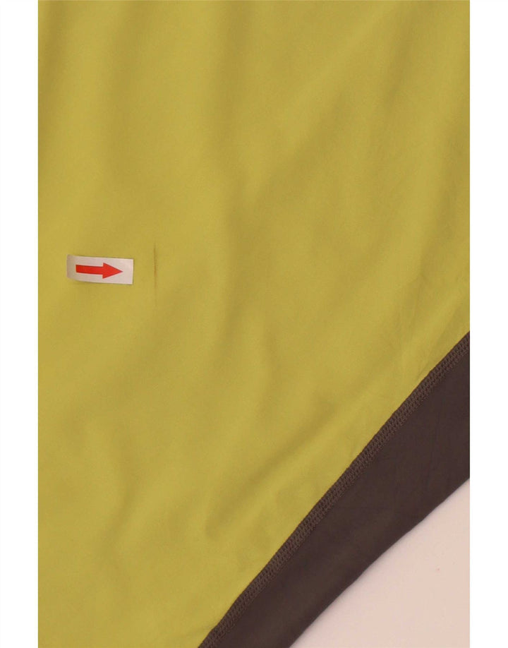 Top pentru bărbați Volcom cu mânecă lungă, galben mediu, nailon color bloc