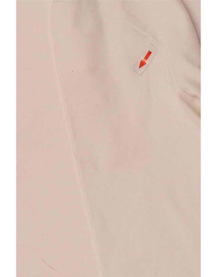 Calvin Klein Jeans Top pentru femei cu mânecă lungă UK 10 Small White