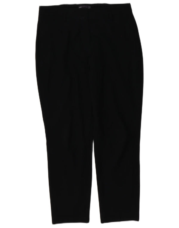 Pantaloni tăiați drepti pentru femei Marks & Spencer UK 10 Small W30 L25 Black