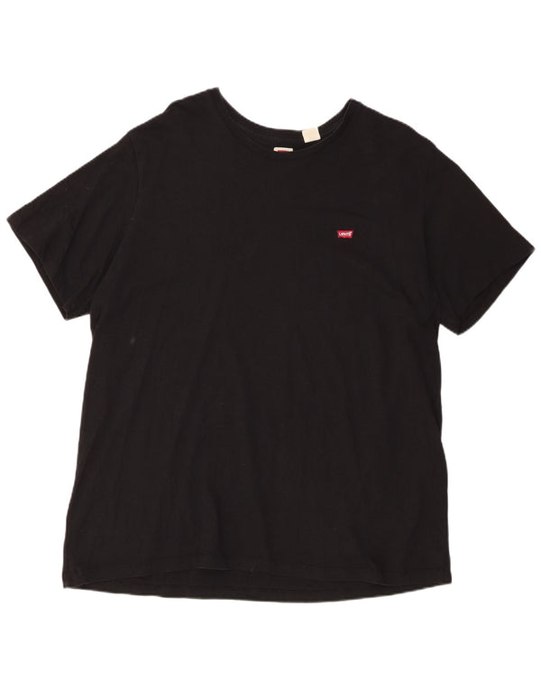 Levi's Womens Regular Fit T-Shirt Top 2XL Black