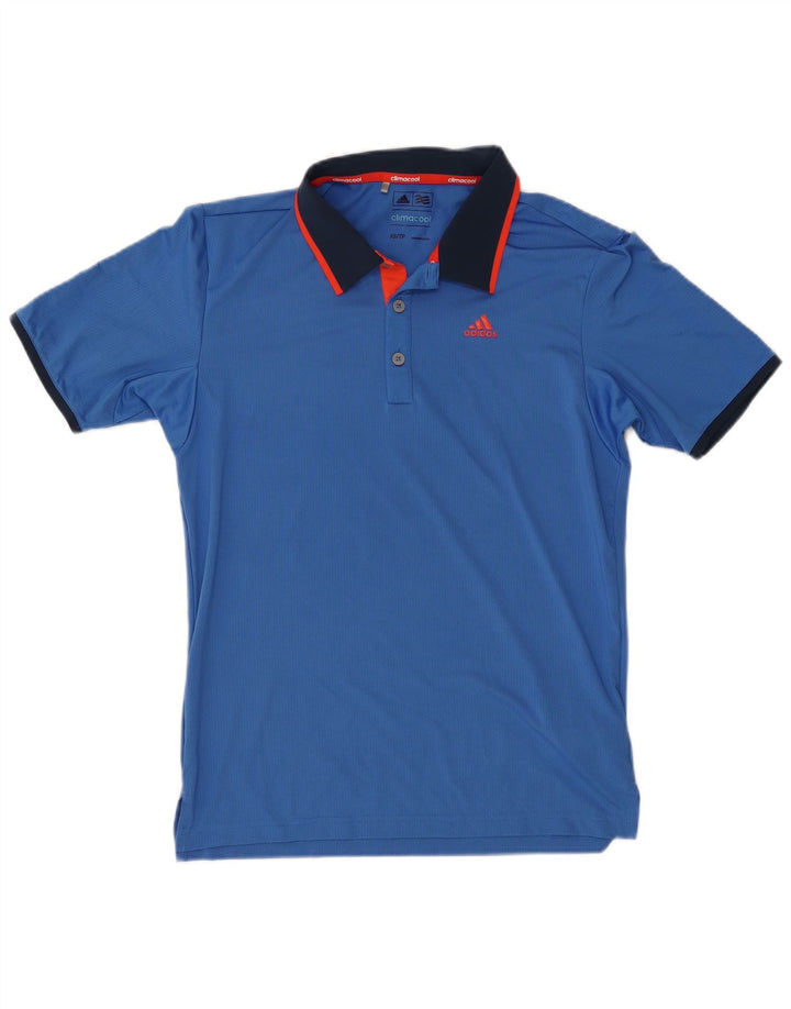Tricou polo ADIDAS Climacool XS poliester albastru