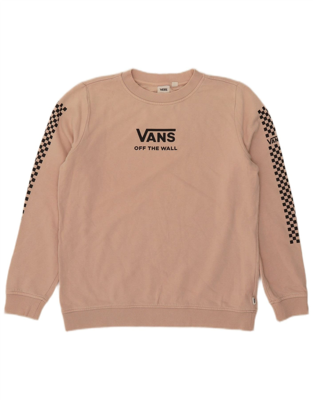 Pulover supradimensionat cu grafic pentru femei Vans UK 10 Small Pink