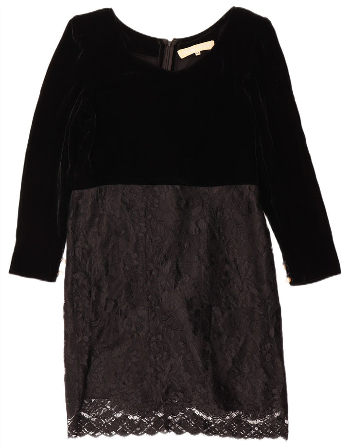 Rochie schimbătoare cu mânecă lungă pentru femei Clara Della Giovanna IT 44 Medium Black